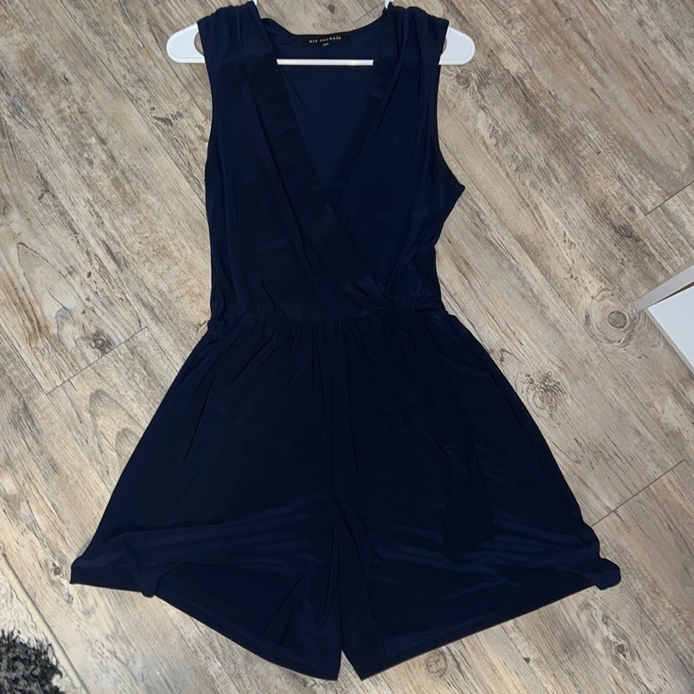Nik and Nash Navy Romper